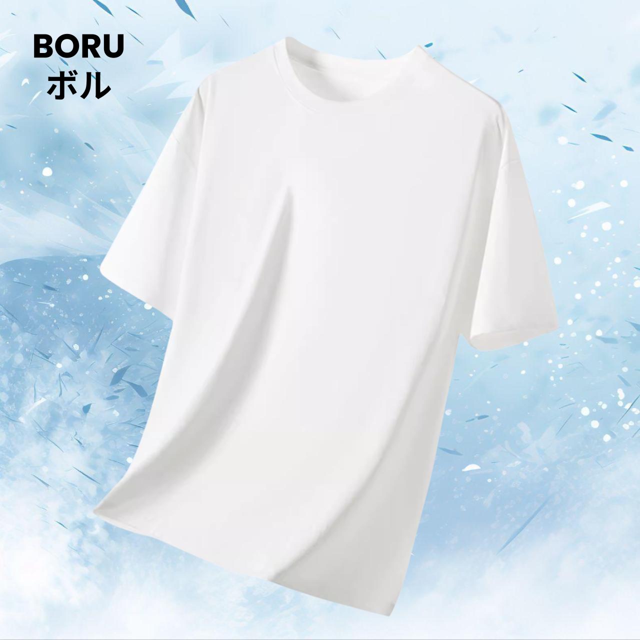 BORU Premium IceTech Fabric Tshirt Cool & Breathable Wrinkle-Resistant Comfortable (210gsm)