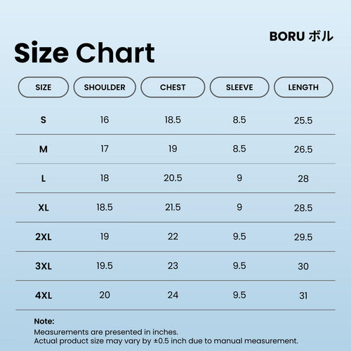 BORU Premium IceTech Fabric Tshirt Cool & Breathable Wrinkle-Resistant Comfortable (210gsm)
