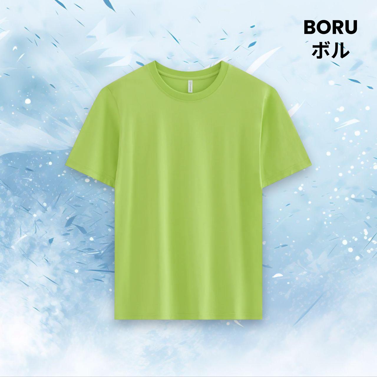 BORU Premium IceTech Fabric Tshirt Cool & Breathable Wrinkle-Resistant Comfortable (210gsm)