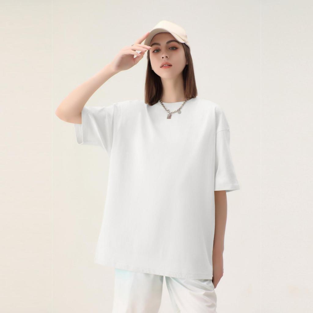 BORU Premium Cotton Oversized Tshirt Heavyweight & Thick Comfortable Fade-Resistant (250gsm)