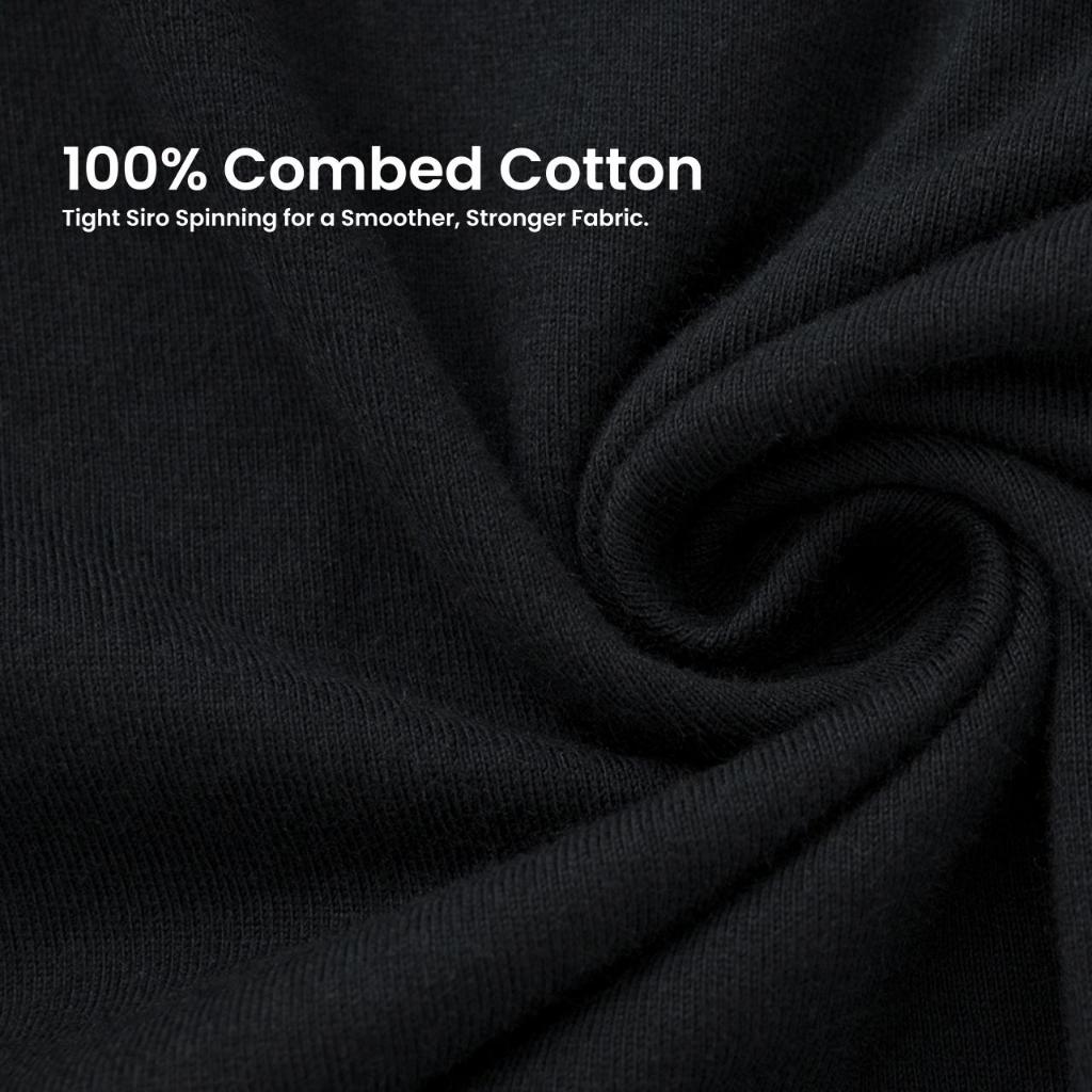 BORU Premium Cotton Tshirt Soft & Comfortable Breathable Smooth Quality Cotton (180gsm)